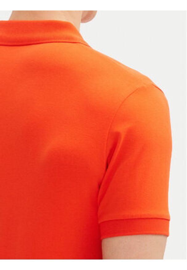 Karl Lagerfeld - KARL LAGERFELD Polo 745088 552235 Czerwony Regular Fit. Typ kołnierza: polo. Kolor: czerwony. Materiał: bawełna