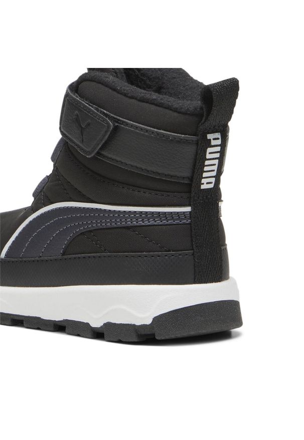 Puma - Buty dla małych dzieci PUMA Evolve PUMA Black Strong Gray White. Kolor: czarny, szary, biały, wielokolorowy. Sport: turystyka piesza