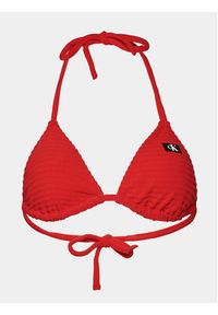 Calvin Klein Swimwear Góra od bikini KW0KW02466 Czerwony. Kolor: czerwony. Materiał: syntetyk #4