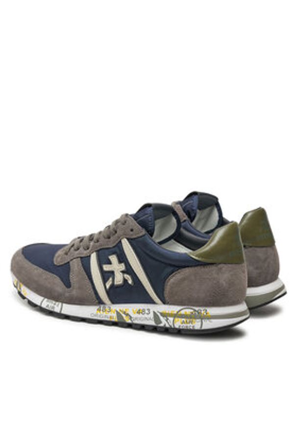 Premiata Sneakersy Eric 7090 Granatowy. Kolor: niebieski. Materiał: materiał