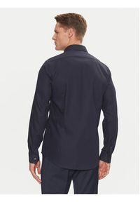 Calvin Klein Koszula Non Iron Tonal Strct Slim Shirt K10K113848 Granatowy Regular Fit. Kolor: niebieski. Materiał: bawełna #2