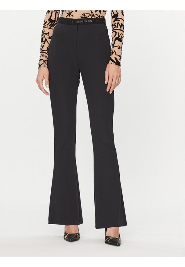Versace Jeans Couture Spodnie materiałowe 75HAA107 Czarny Slim Fit. Kolor: czarny. Materiał: syntetyk