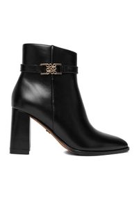 Nine West Botki CEO-NASIRA-01 Czarny. Kolor: czarny. Materiał: materiał #1