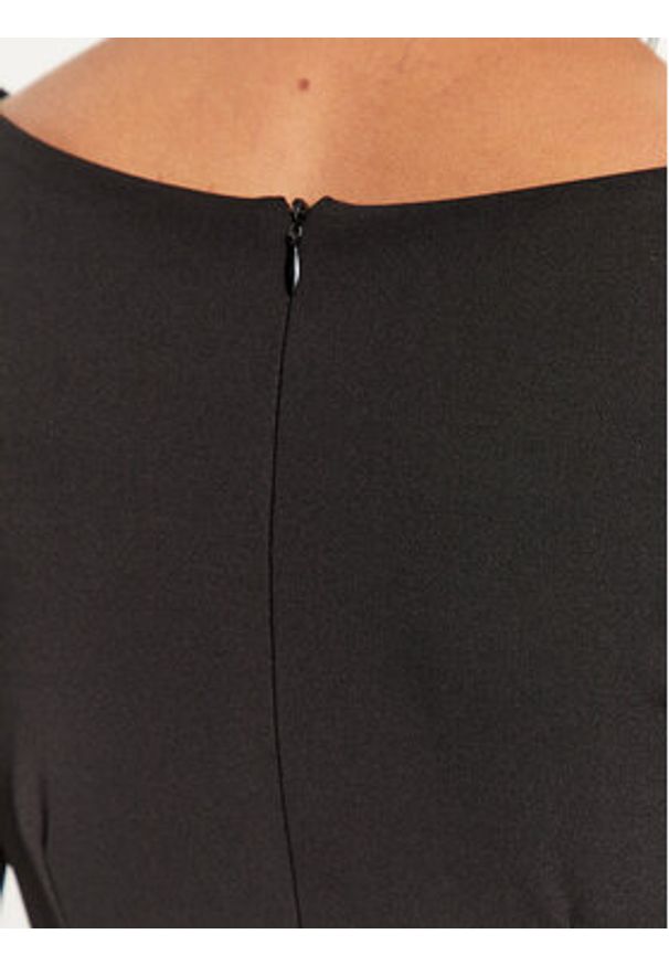 Rinascimento Sukienka koktajlowa CFC0114860003 Czarny Slim Fit. Kolor: czarny. Materiał: syntetyk. Styl: wizytowy