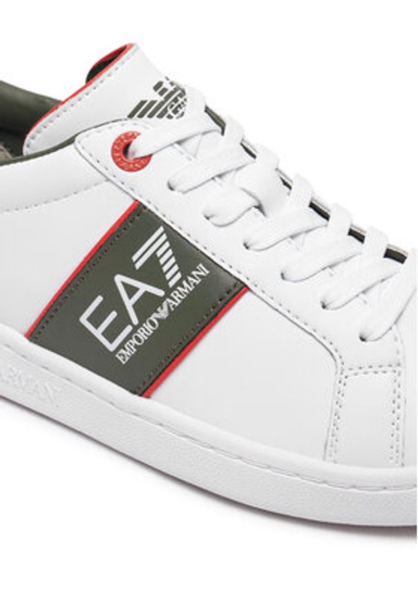 EA7 Emporio Armani Sneakersy X8X102 XK346 T983 Biały. Kolor: biały. Materiał: skóra