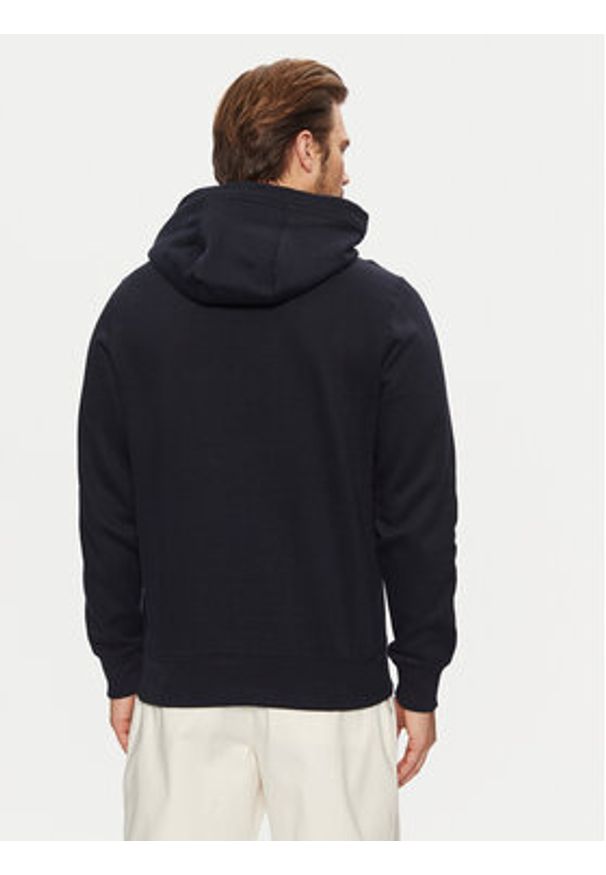 TOMMY HILFIGER - Tommy Hilfiger Bluza MW0MW39050 Granatowy Regular Fit. Kolor: niebieski. Materiał: syntetyk, bawełna