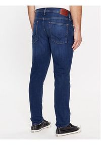 Pepe Jeans Jeansy Tapered PM207390CT4 Granatowy Tapered Leg. Kolor: niebieski