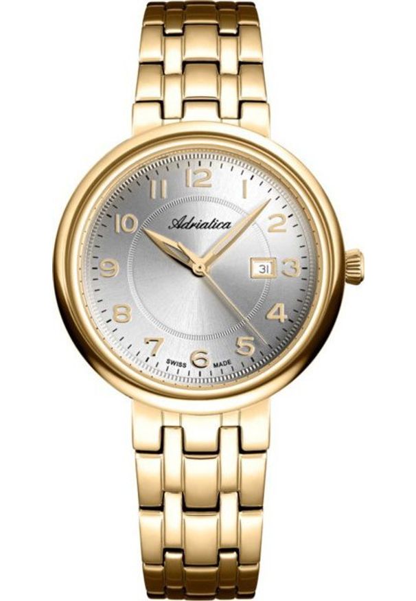 Zegarek damski Adriatica A3832.1127Q złoty. Kolor: złoty