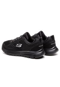 skechers - Skechers Sneakersy Agoura 52635/BBK Czarny. Kolor: czarny. Materiał: materiał #5