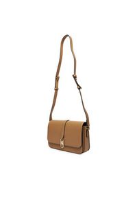 TOMMY HILFIGER - Tommy Hilfiger Torebka Th Libre Flap Crossover AW0AW17723 Brązowy. Kolor: brązowy. Materiał: skórzane #5