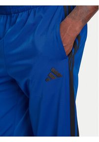Adidas - adidas Dres Basic 3-Stripes JI8857 Niebieski Regular Fit. Kolor: niebieski. Materiał: syntetyk #4