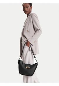 Karl Lagerfeld - KARL LAGERFELD Torebka A3W30046 Czarny. Kolor: czarny. Materiał: skórzane #1