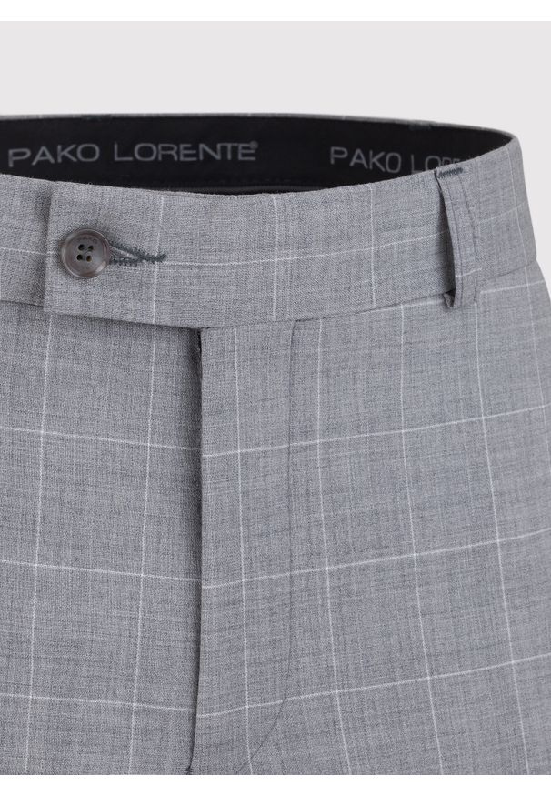 Pako Lorente - PAKO LORENTE – Szare spodnie garniturowe z wełną. Kolor: szary. Materiał: wełna