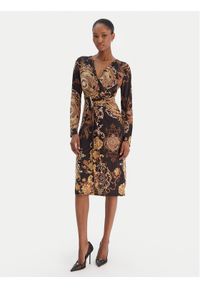 Rinascimento Sukienka koktajlowa CFC0020153002 Czarny Slim Fit. Kolor: czarny. Materiał: syntetyk. Styl: wizytowy #1