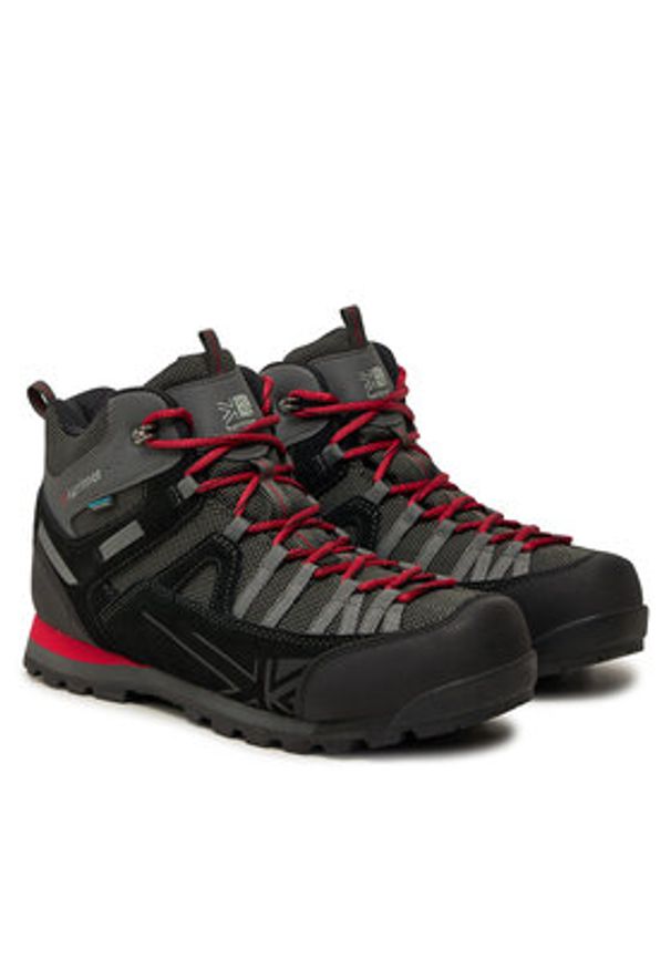 Karrimor Trekkingi Spike Mid 3 K949 Czarny. Kolor: czarny. Materiał: skóra, zamsz. Sport: turystyka piesza