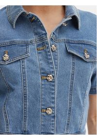 Morgan Sukienka jeansowa 261-RIGHT Niebieski Slim Fit. Kolor: niebieski. Materiał: bawełna #5