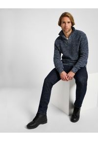 Lee - LEE MĘSKI SWETER LEE HALF ZIP KNIT MOOD INDIGO 112355674 #4