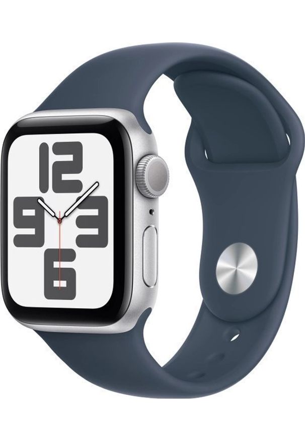 APPLE - Smartwatch Apple Watch SE GPS + Cellular 40mm Silver Alu Sport S/M Niebieski (MXGF3ET/A). Rodzaj zegarka: smartwatch. Kolor: niebieski. Styl: sportowy