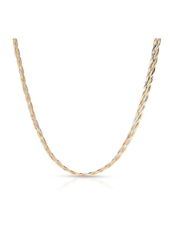 W.KRUK Piękny Łańcuszek Złoty - złoto 585 - ZVI/NZ07BK. Materiał: złote. Kolor: złoty