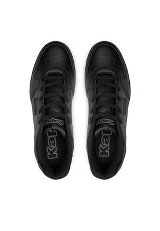 Kappa Sneakersy Logo Malone 4 341R5DW Czarny. Kolor: czarny. Materiał: skóra