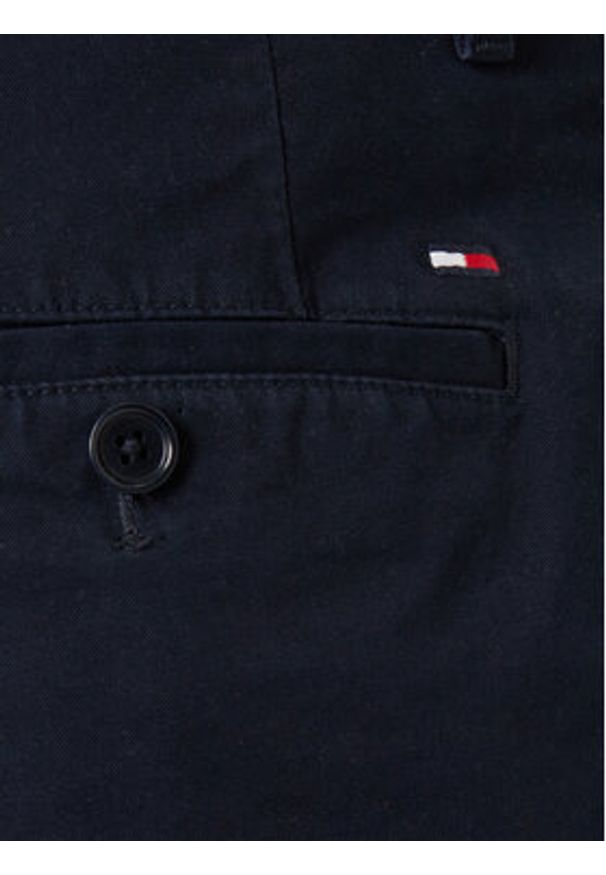 TOMMY HILFIGER - Tommy Hilfiger Chinosy Core Denton MW0MW41993 Granatowy Regular Fit. Kolor: niebieski. Materiał: bawełna