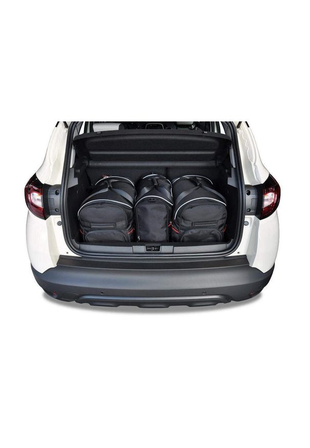 KJUST - Torby Do Bagażnika Renault Captur 2013-2019 3Szt Kjust. Kolor: czarny. Styl: sportowy