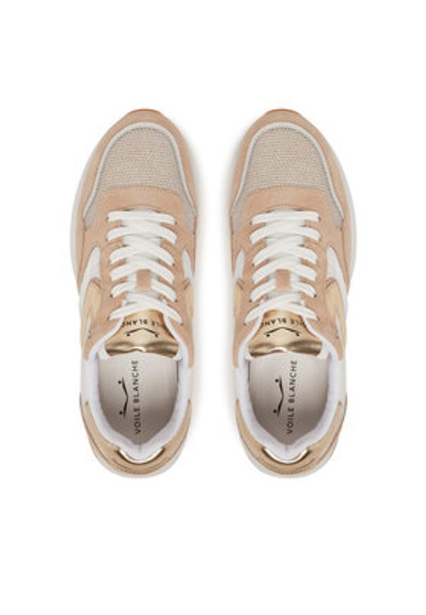 Voile Blanche Sneakersy Melany 0012018651.9.1E07 Beżowy. Kolor: beżowy. Materiał: zamsz, skóra