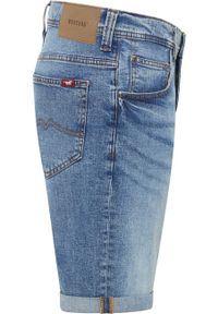 Mustang - MĘSKIE SZORTY MUSTANG Chicago Shorts Z Denim Blue 1015690 5000 202. Materiał: denim