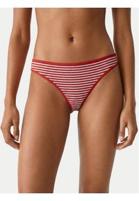 Seafolly Dół od bikini Clubhouse 40316-281 Pomarańczowy. Kolor: pomarańczowy. Materiał: syntetyk #1