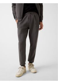 Guess Spodnie materiałowe 146279 Szary Regular Fit. Kolor: szary. Materiał: materiał #1