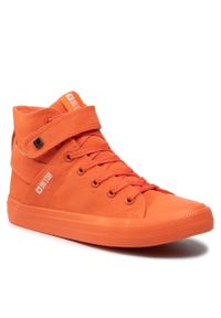 BIG STAR SHOES - Trampki Big Star Shoes FF274583 Orange. Kolor: pomarańczowy. Materiał: materiał
