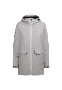 TRESPASS - Wodoodporna Kurtka Damska Crystals. Kolor: szary. Sport: turystyka piesza #1