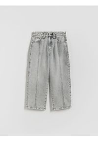 Reserved - Jeansy baggy - jasnoszary. Kolor: szary #1