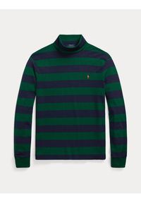 Polo Ralph Lauren Sweter 710916608002 Zielony Regular Fit. Typ kołnierza: polo. Kolor: zielony. Materiał: bawełna #6