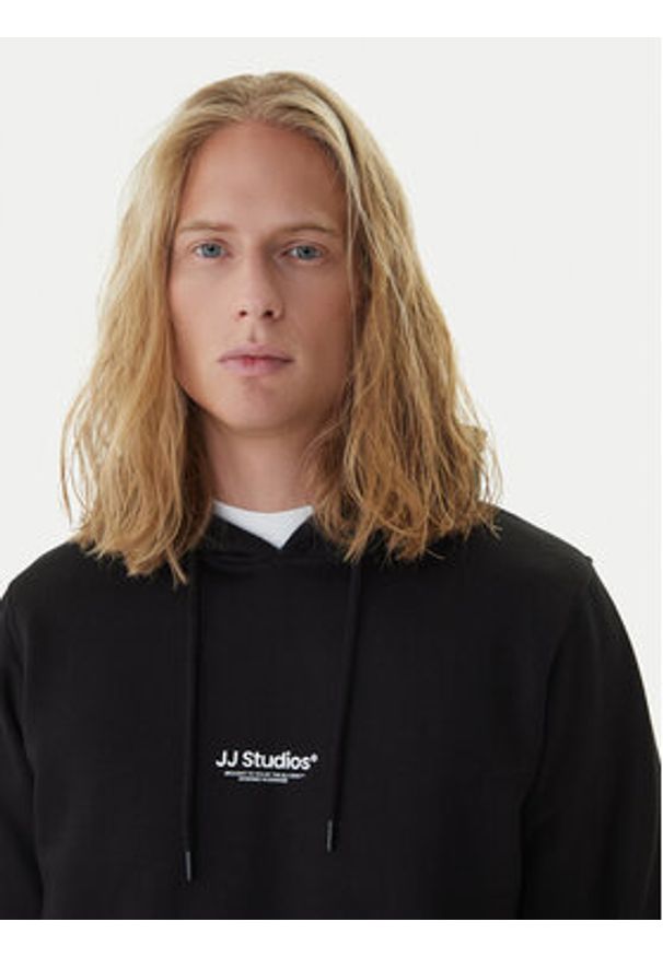Jack & Jones Dres Soho 12288673 Czarny Relaxed Fit. Kolor: czarny. Materiał: bawełna