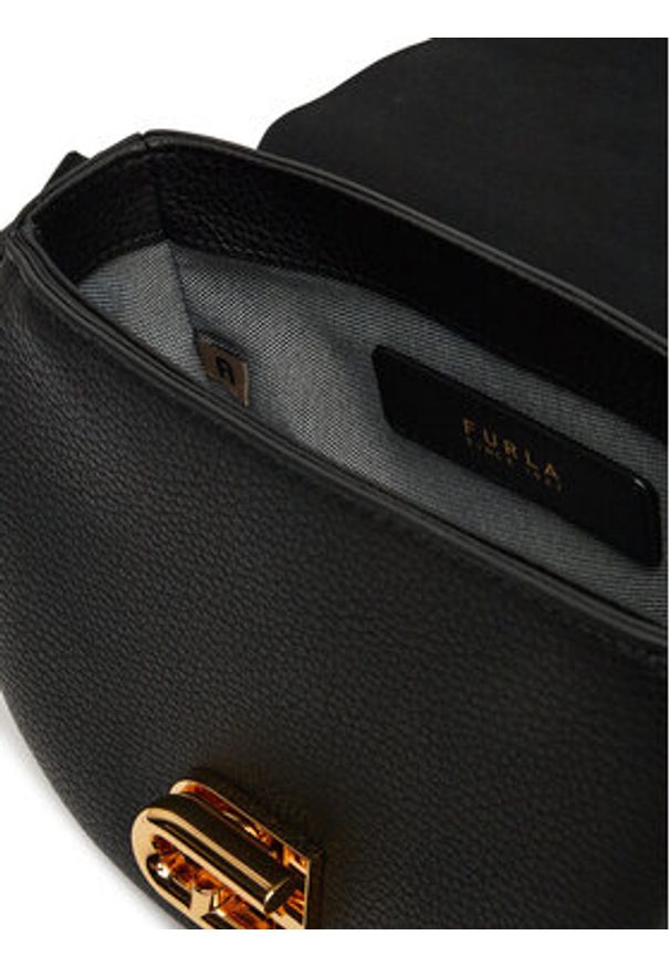 Furla Torebka Lotus WB01491 BX3916 N9800 Czarny. Kolor: czarny. Materiał: skórzane