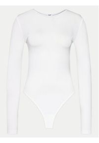 Wolford Body Berlin 75087 Biały Slim Fit. Kolor: biały. Materiał: bawełna, syntetyk #2