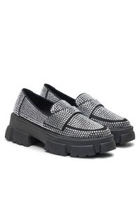 Steve Madden Loafersy Trifecta_R SM11003506 Srebrny. Kolor: srebrny. Materiał: materiał #5