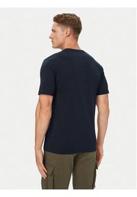 Aeronautica Militare T-Shirt 262TS1580UJ00372 Granatowy Regular Fit. Kolor: niebieski. Materiał: bawełna #4