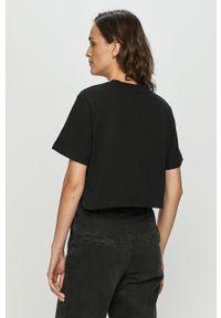 Ellesse - T-shirt. Kolor: czarny. Wzór: aplikacja #3