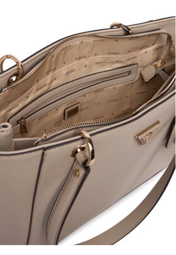Guess Torebka Noelle II HWZG96 72250 Beżowy. Kolor: beżowy. Materiał: skórzane