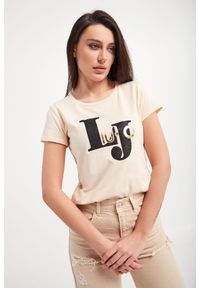Liu Jo Sport - T-shirt LIU JO SPORT. Długość rękawa: krótki rękaw. Długość: krótkie. Wzór: nadruk. Styl: sportowy #1