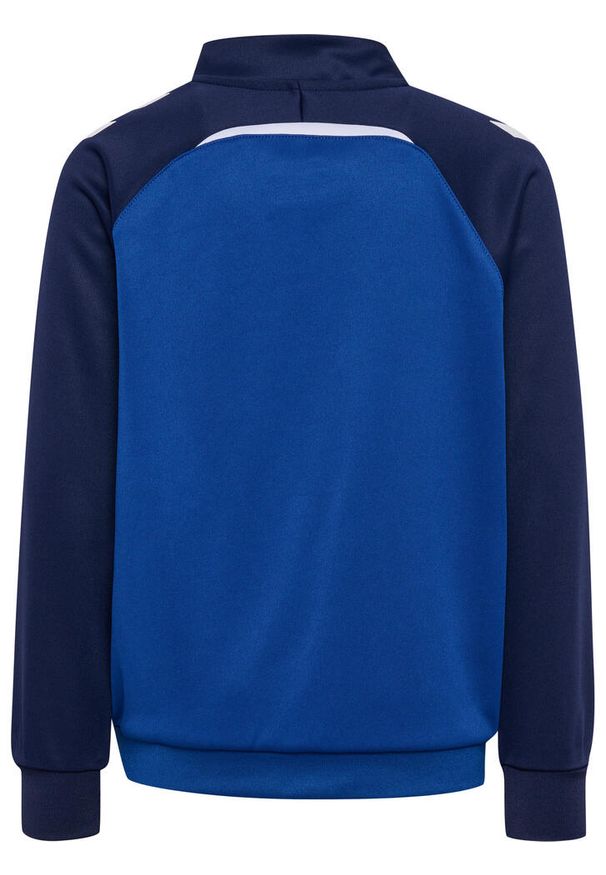 Dziecięca bluza dresowa zapinana na zamek Hummel Lead 2.0. Kolor: niebieski. Materiał: dresówka. Sport: piłka ręczna