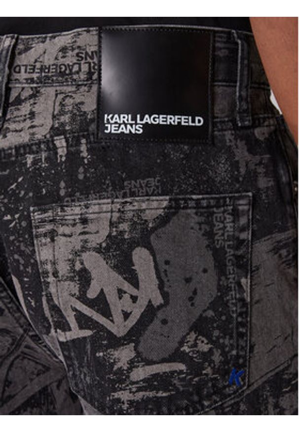 Karl Lagerfeld Jeans Jeansy B1M10058 Szary Regular Fit. Kolor: szary
