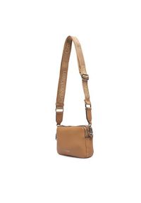 Calvin Klein Torebka Webbing 2X Strap Camera Bag LV04F3656G Beżowy. Kolor: beżowy. Materiał: skórzane #2