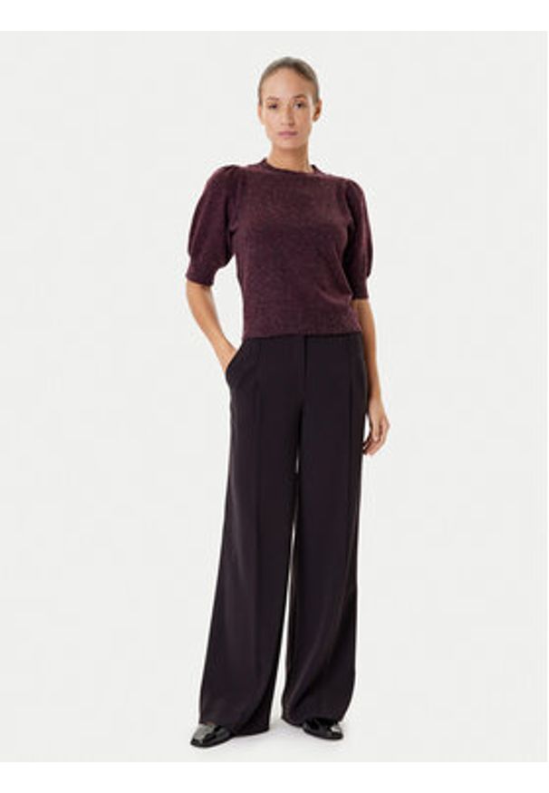 Vero Moda Sweter Doffy 10278313 Fioletowy Regular Fit. Kolor: fioletowy. Materiał: syntetyk