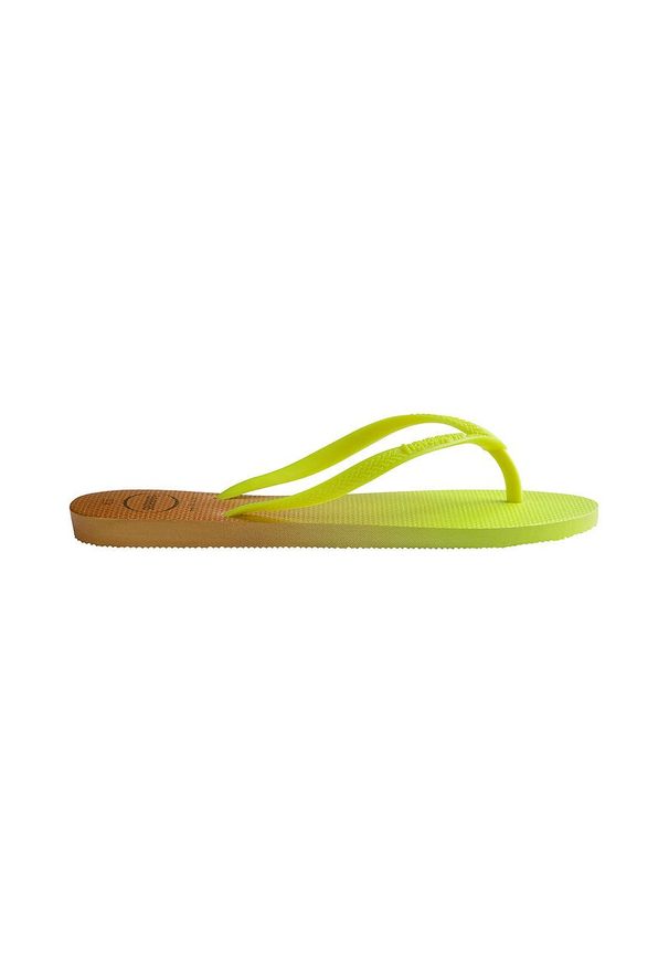 Havaianas - Japonki. Kolor: zielony. Materiał: materiał, guma