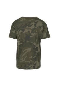 BUILD YOUR BRAND - Koszulka W Kamuflażu Unisex Dla Dorosłych. Kolor: zielony