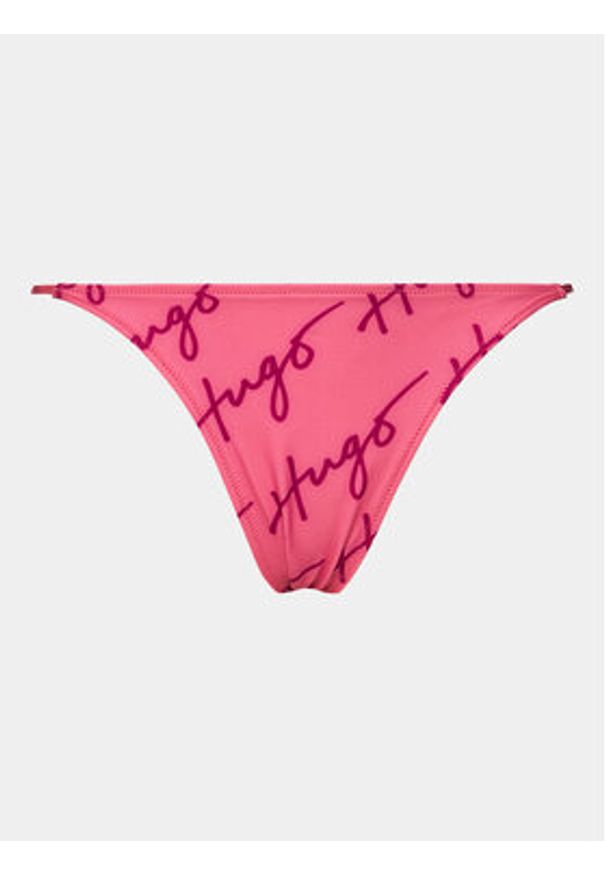 Hugo Dół od bikini 50510800 Różowy. Kolor: różowy. Materiał: syntetyk