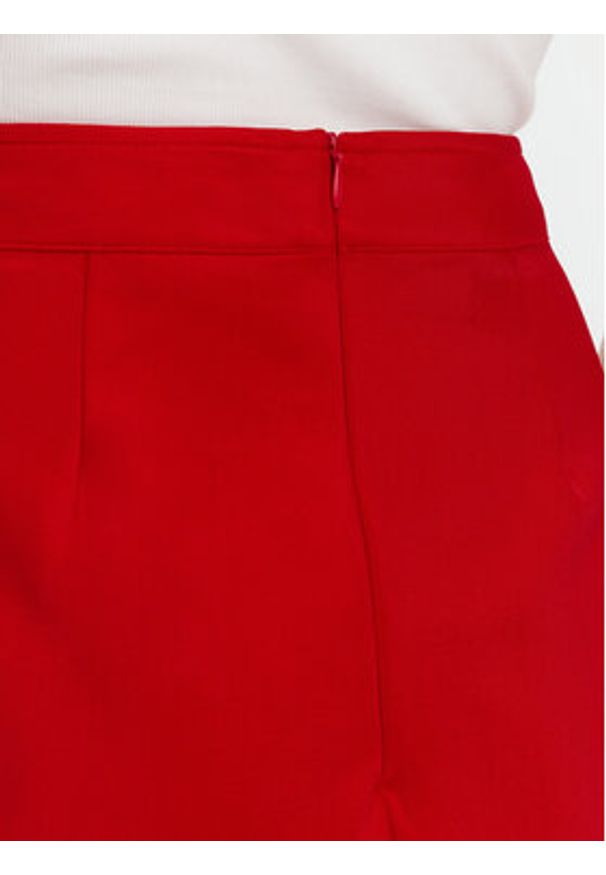 Adidas - adidas Spódnica trapezowa adicolor 3-Stripes JD0282 Czerwony Regular Fit. Kolor: czerwony. Materiał: syntetyk